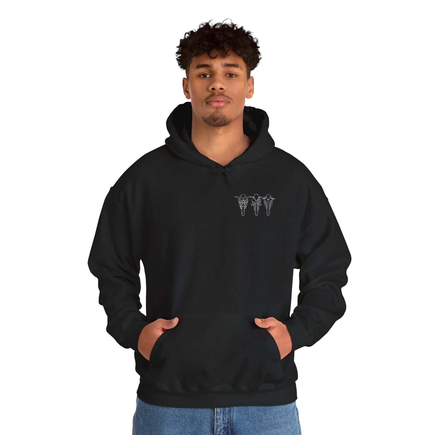 3 Motorcycle Hoodie