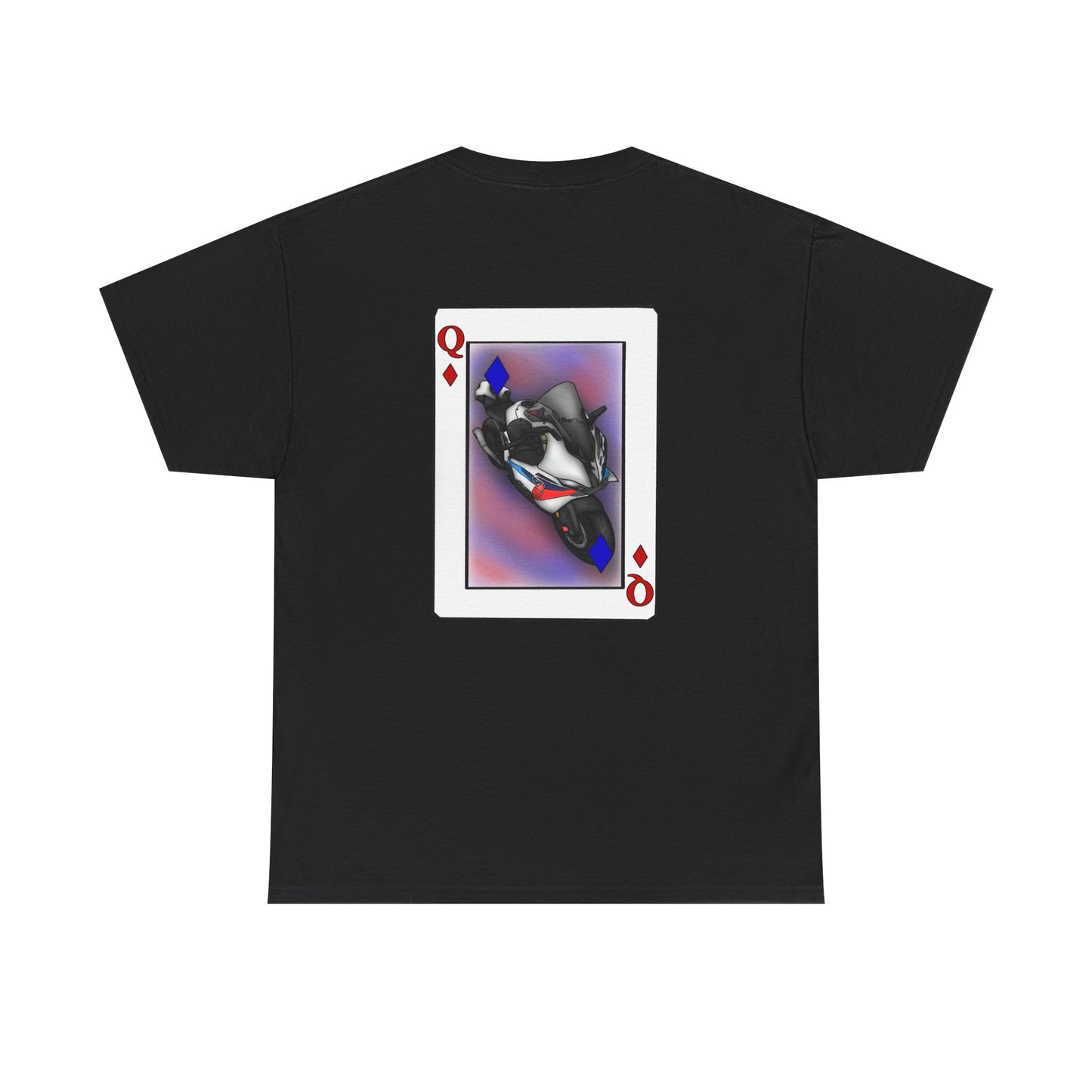 BMW S1000RR Queen of Diamonds Card T-Shirt
