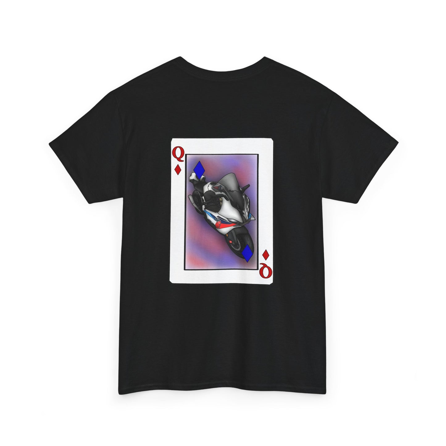 BMW S1000RR Queen of Diamonds Card T-Shirt