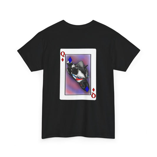 BMW S1000RR Queen of Diamonds Card T-Shirt