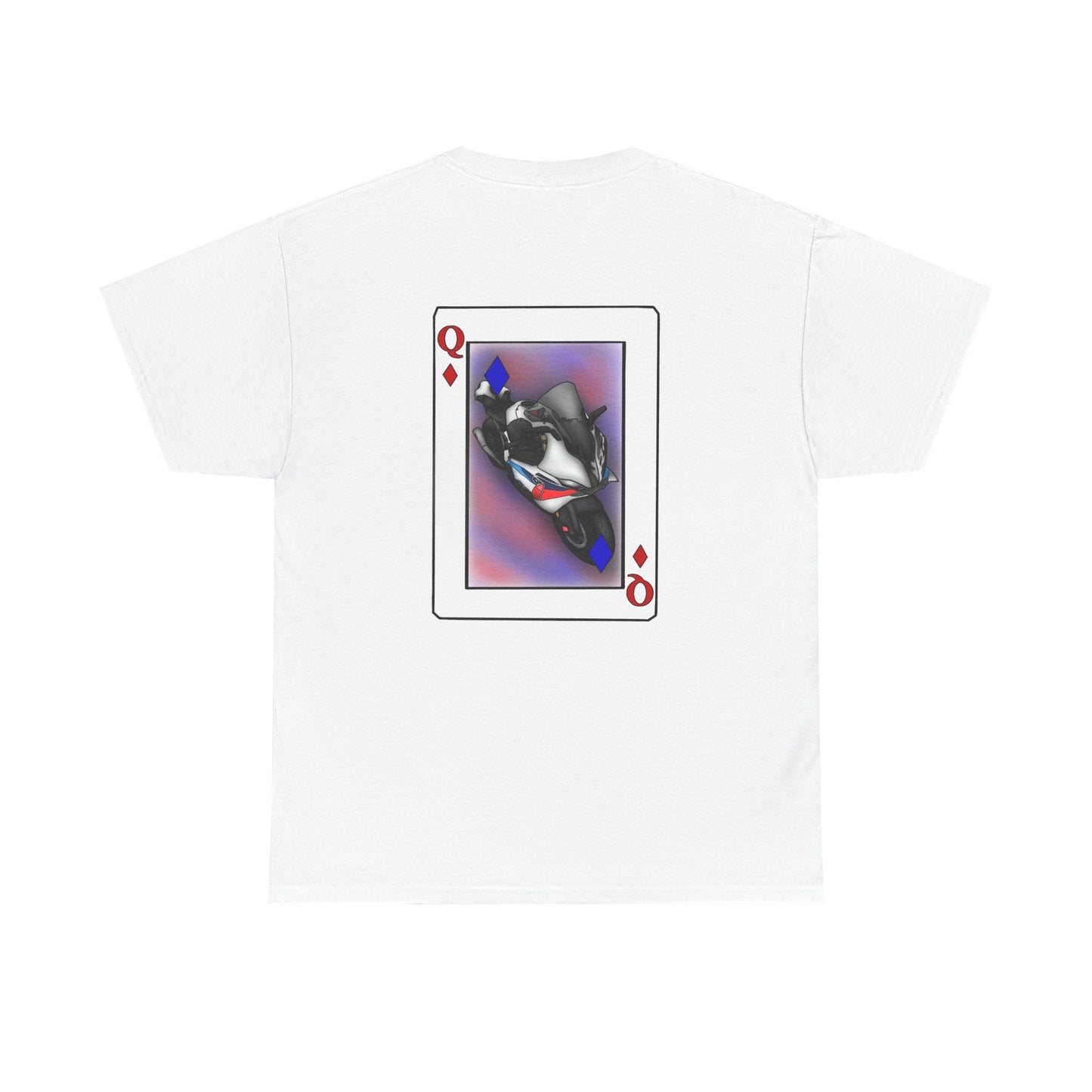 BMW S1000RR Queen of Diamonds Card T-Shirt
